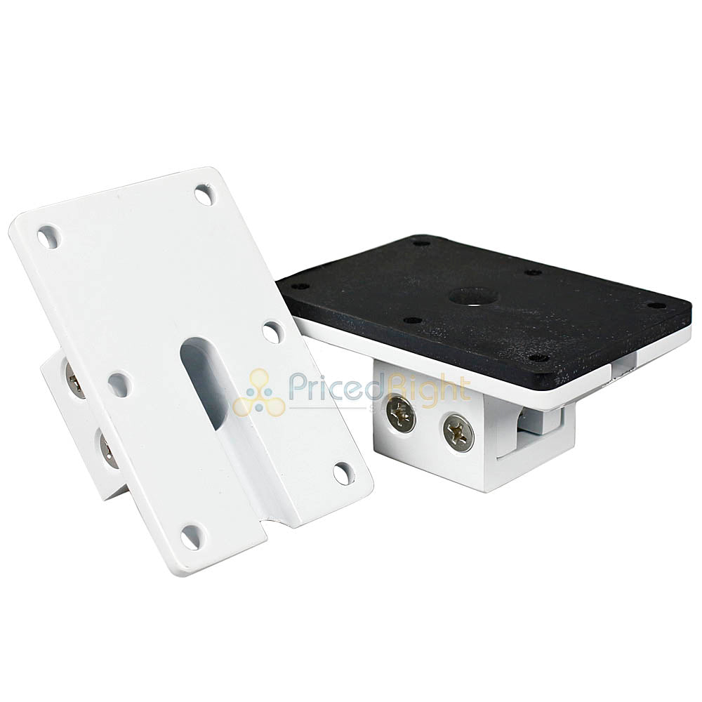 Diamond Audio Extruded Aluminum Flat Mount Clamp Quick Release MSFMCWHT White