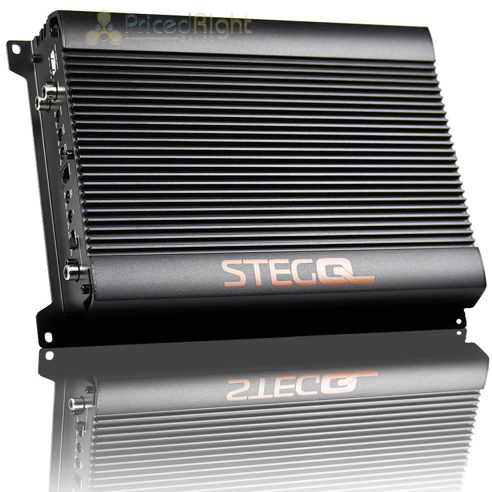 STEG 1 Channel Monoblock Amplifier 500 Watts x 1 Ohm Competition Series QM500.1