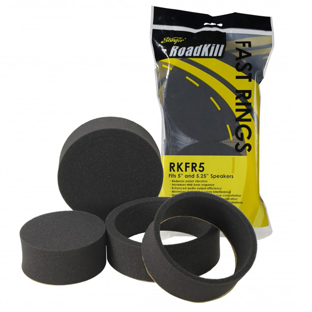 Stinger RoadKill 3 Piece Foam Rings for 5" Inch and 5.25" Inch Speakers RKFR5