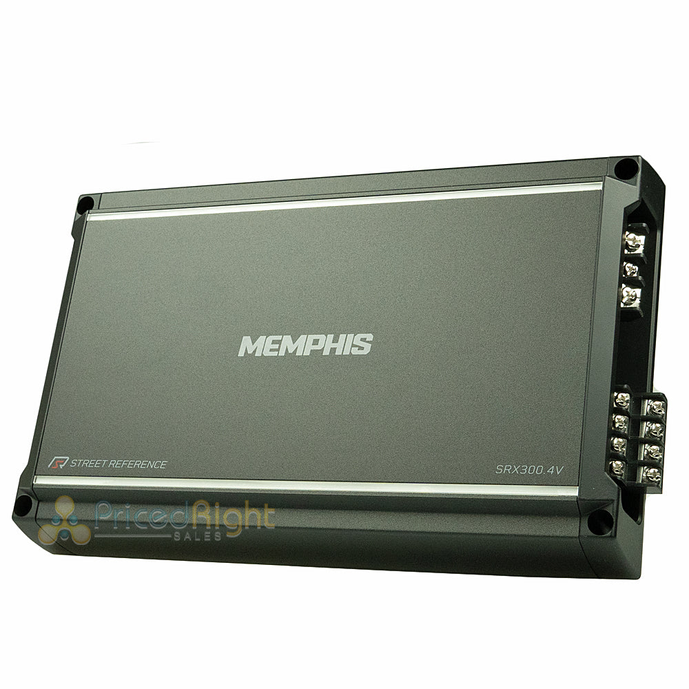 Memphis Audio 300W RMS 4-Channel Street Amplifier Class AB With SRX300.4V