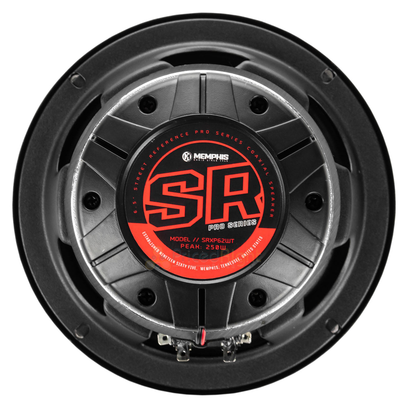 2 Pack Memphis Audio 6.5" Coaxial Speakers 250W Max Street Reference SRXP62WT