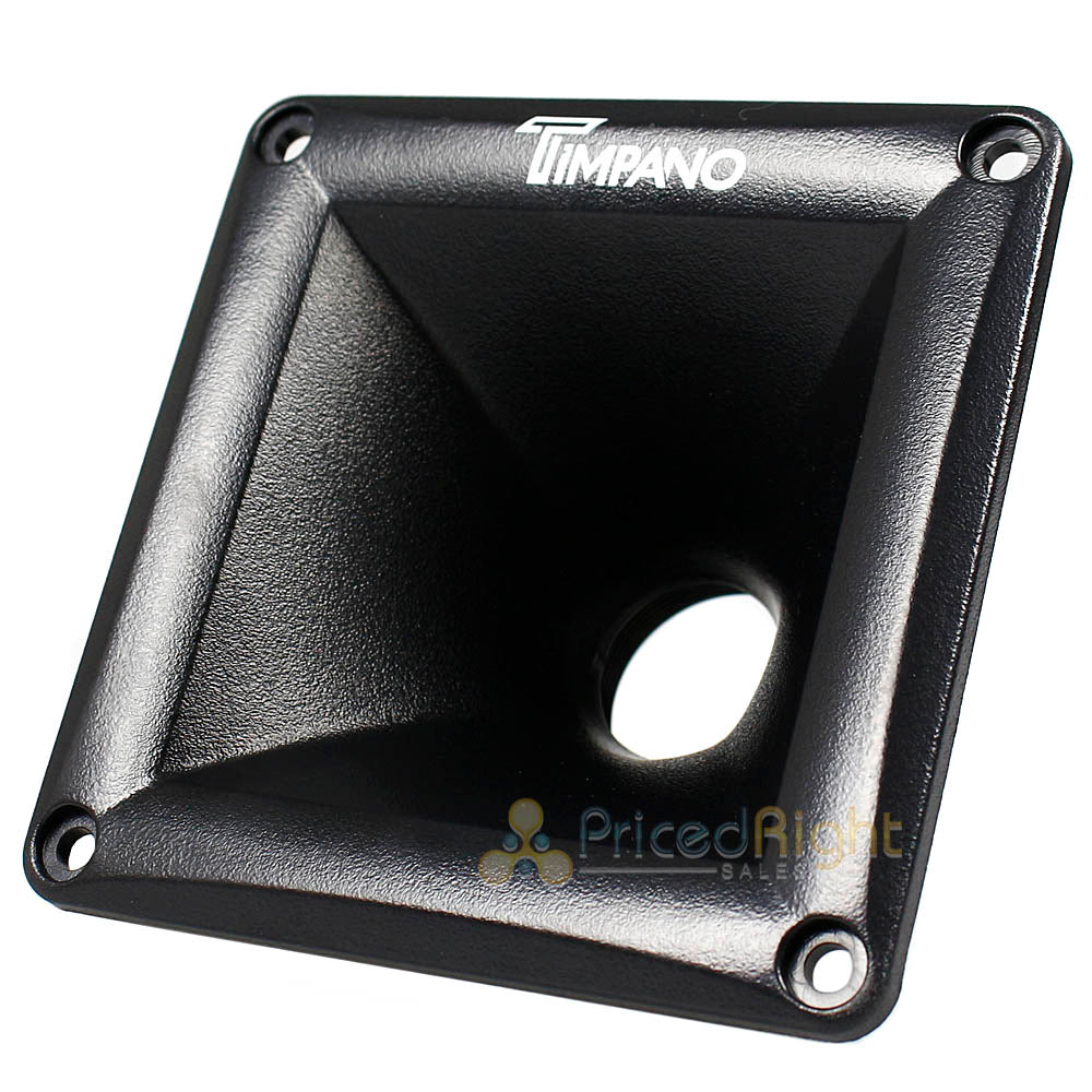 Timpano 1" Exit Screw-on Compact Plastic Horn Black TPT-HL11-25 Single