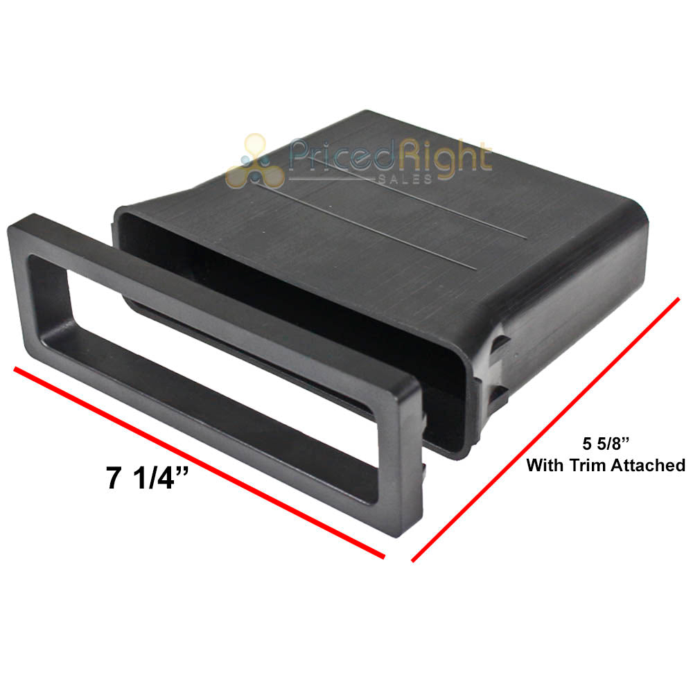 Universal Radio Car Stereo CD Player Dash Install Pocket Mounting Kit Mount Trim
