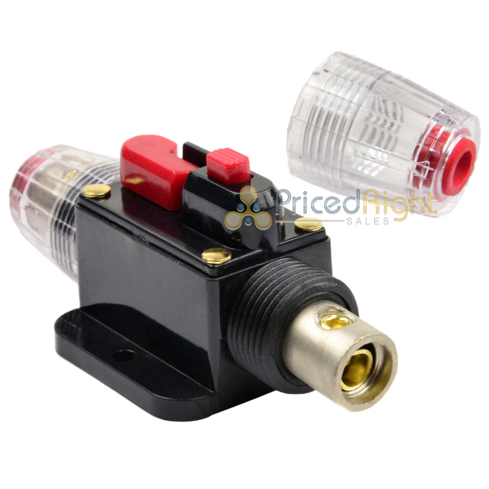 20 Amp InLine Circuit Breaker 4 8 Gauge Water Resistant Manual Reset 12volt