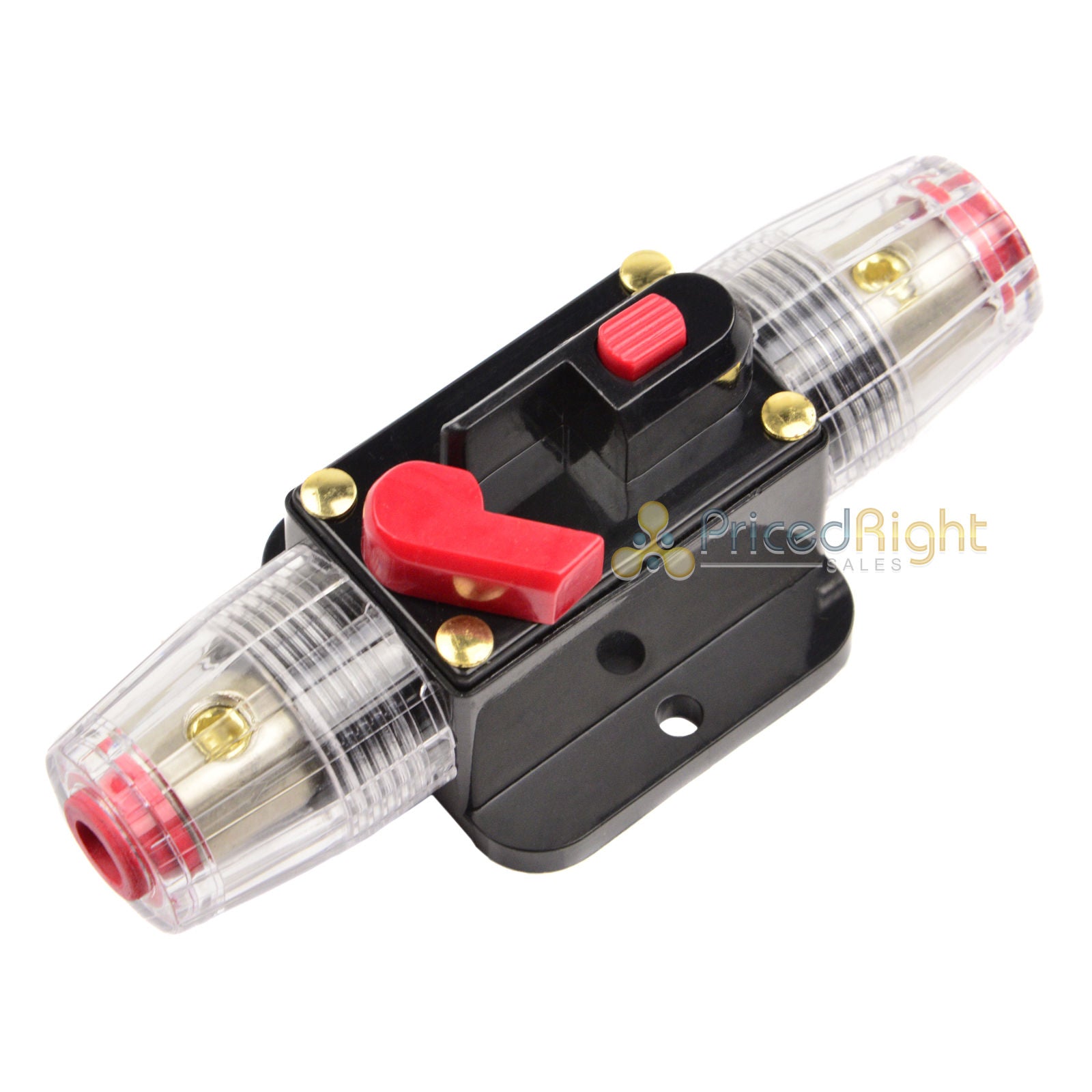 20 Amp InLine Circuit Breaker 4 8 Gauge Water Resistant Manual Reset 12volt