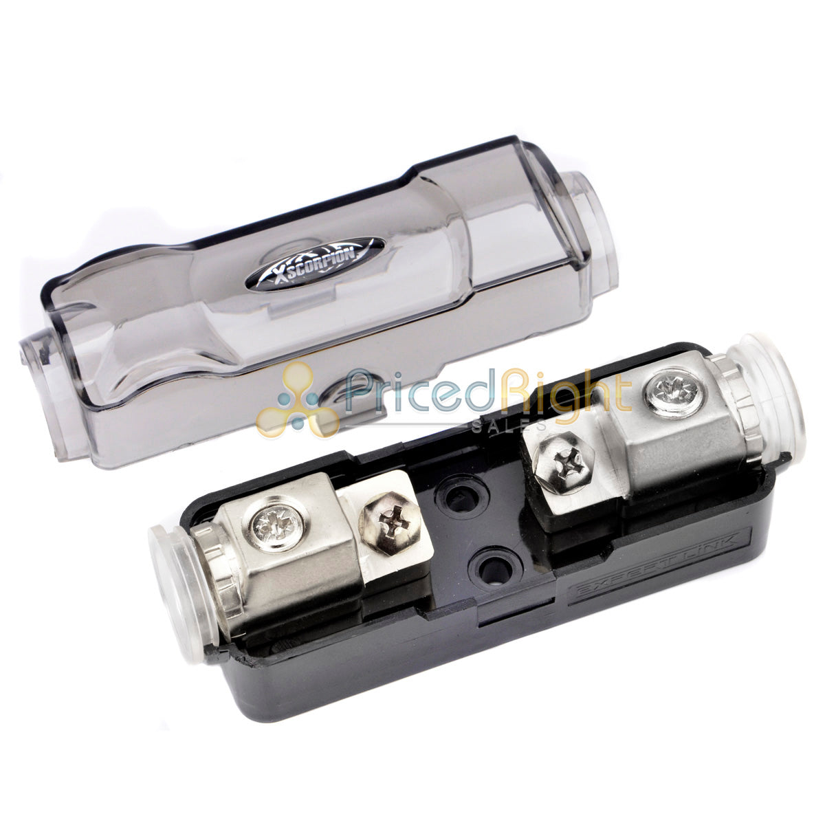 Xscorpion MANL02P Platinum Inline Mini ANL Fuse Holder 0/2 Gauge Input & Output