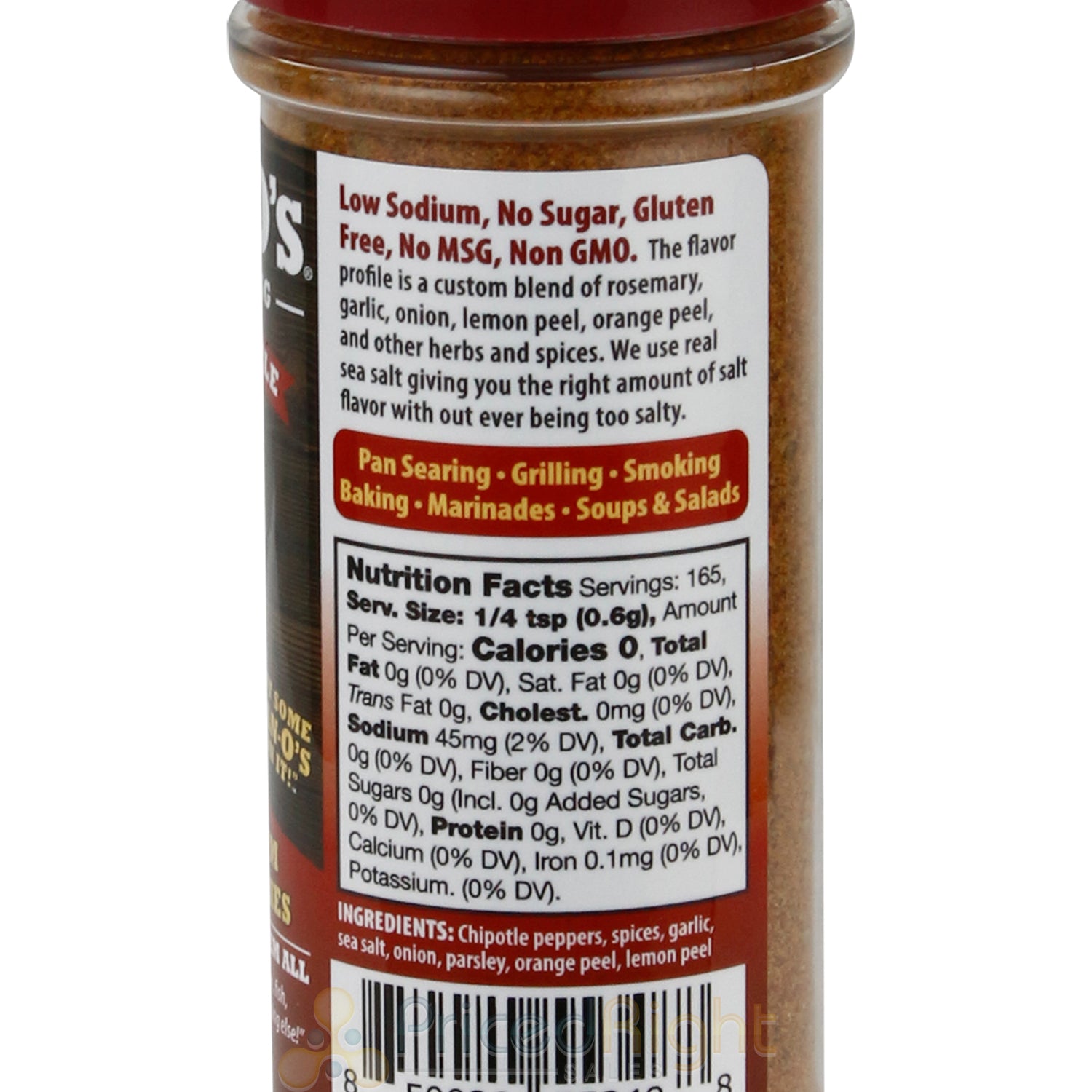 Dan-O's Spicy Seasoning - All-Natural, Low Sodium, Zero Sugar, 3.5oz