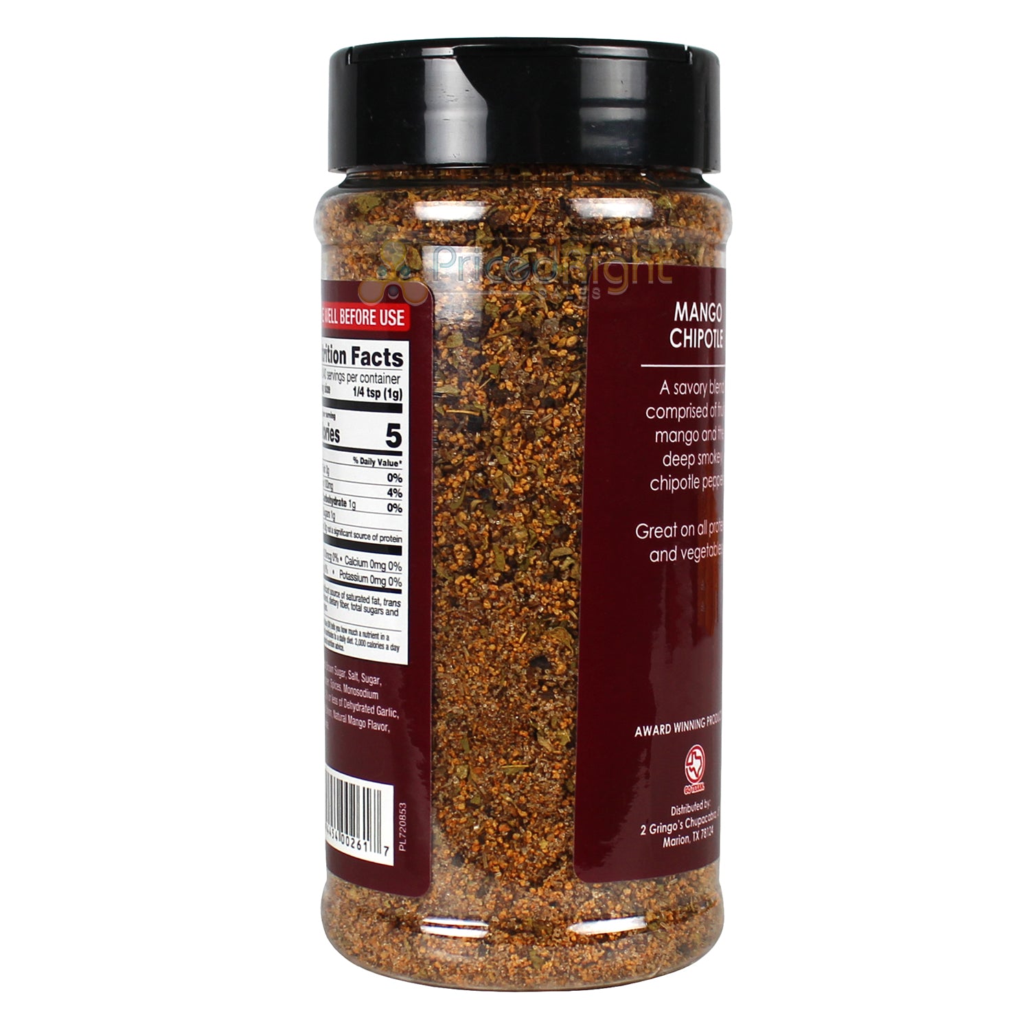 2 Gringos Chupacabra Mango Chipotle All Purpose Seasoning 12 Oz 00261-2Gringos