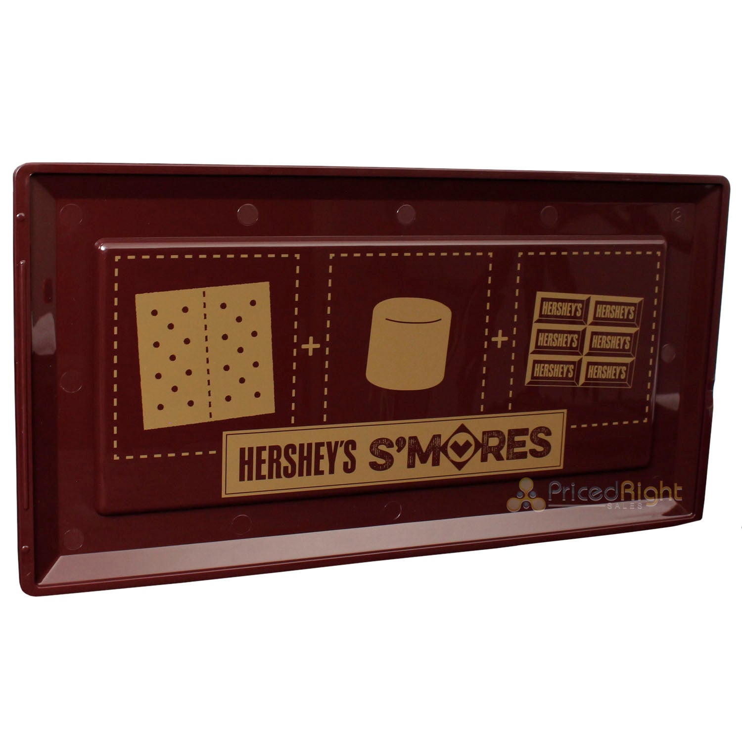 Hershey Personal S'mores Caddy Supply Storage Glow In the Dark BPA Free Brown