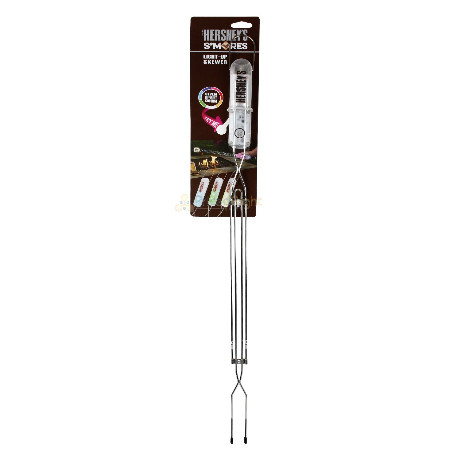Hershey's Light Up Telescopic Smores Skewer Seven Colors 2-Prong W/ Hanging Loop