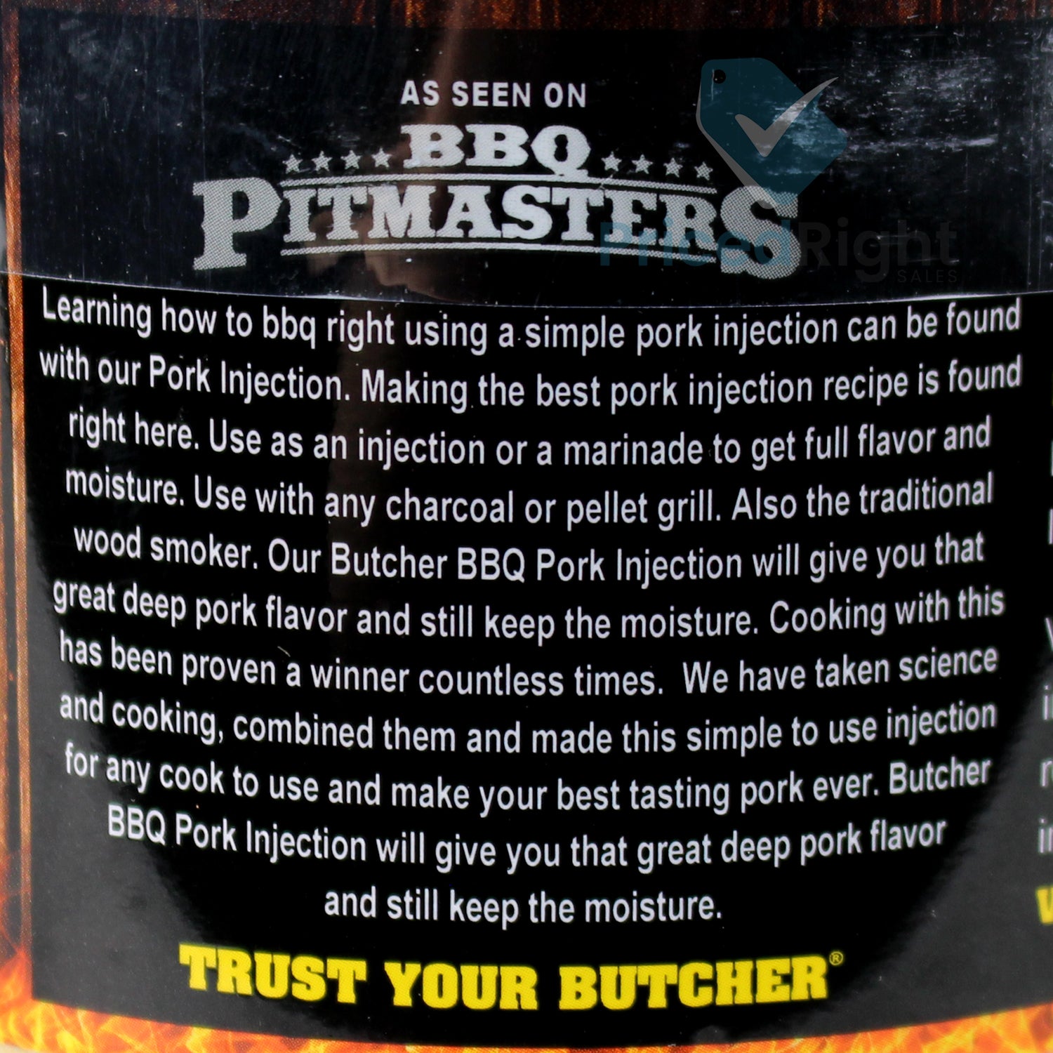 Butcher BBQ Pork Injection or Marinade 14.5 oz Deep Pork Flavor Gluten Msg Free