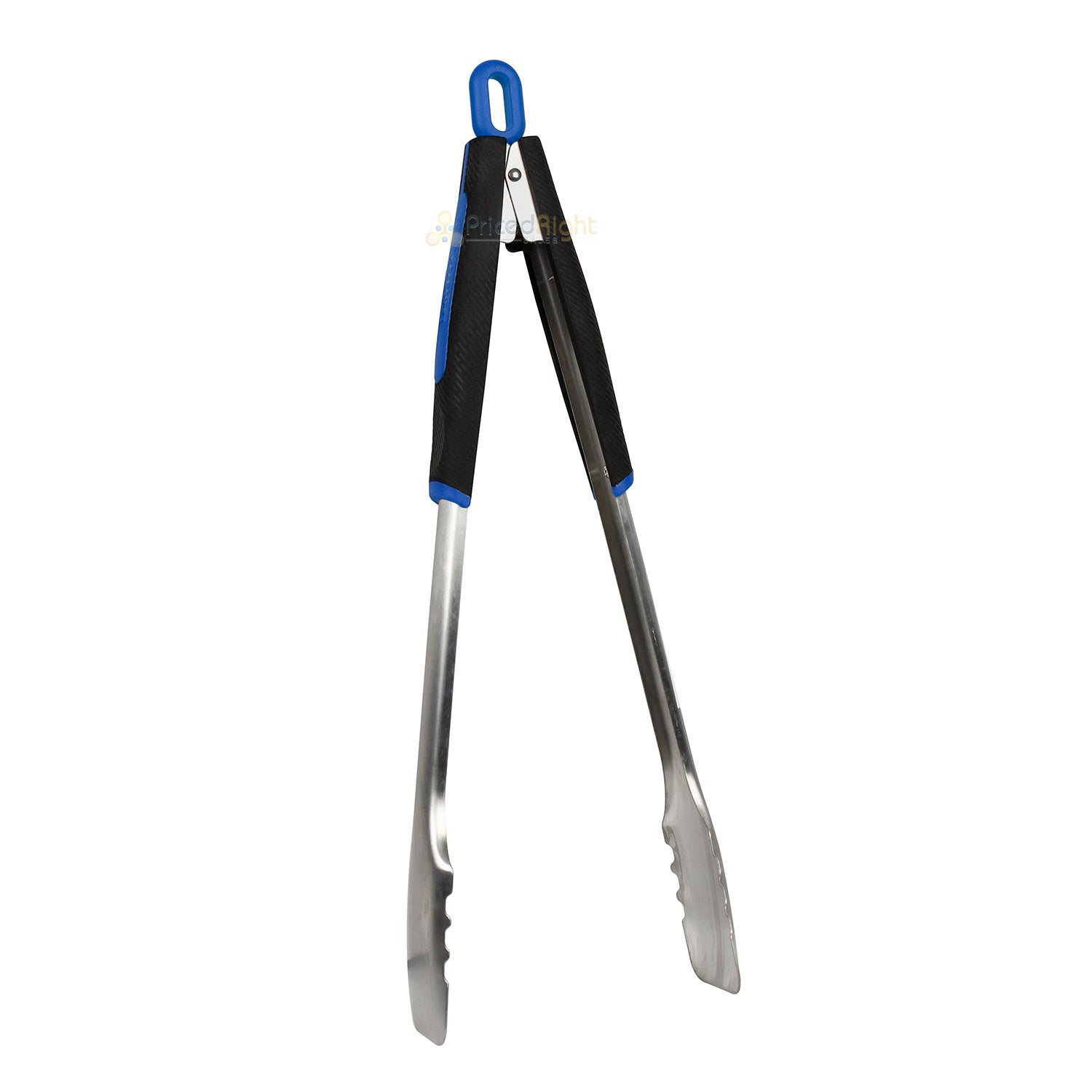 Razor Oversized Locking Tongs Stainless Steel With Non-Slip Rubber Grip 17 In