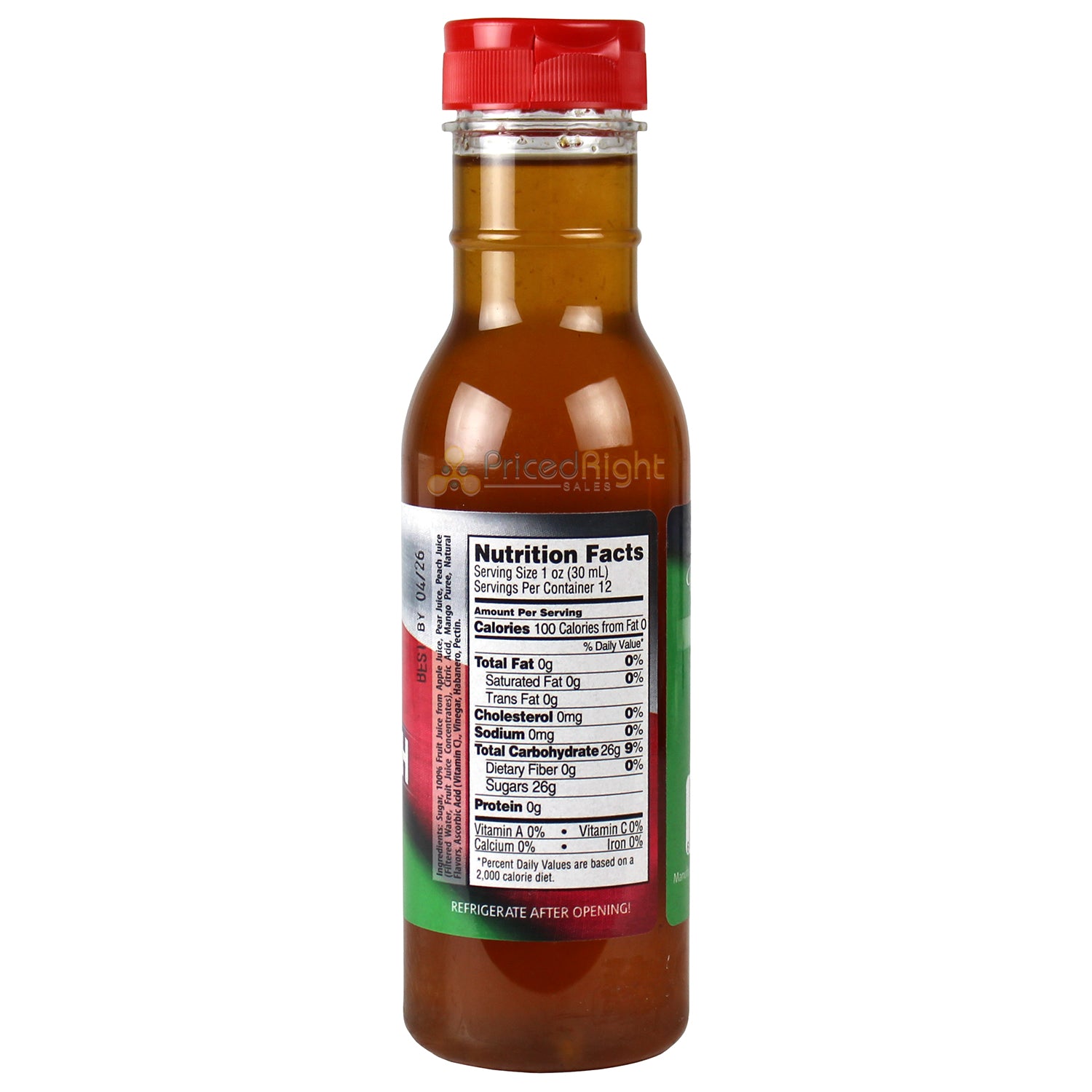 Texas Pepper Jelly Peach Mango Habanero Heat Bird Bath Glaze Sauce 12 Oz Bottle