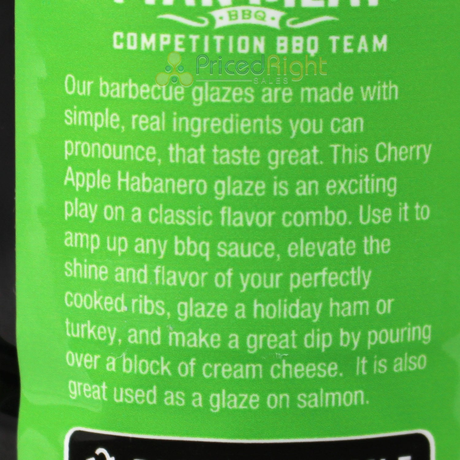 The Real Man Meat 16 Oz Cherry Apple Habanero BBQ Glaze 11020-ManMeat