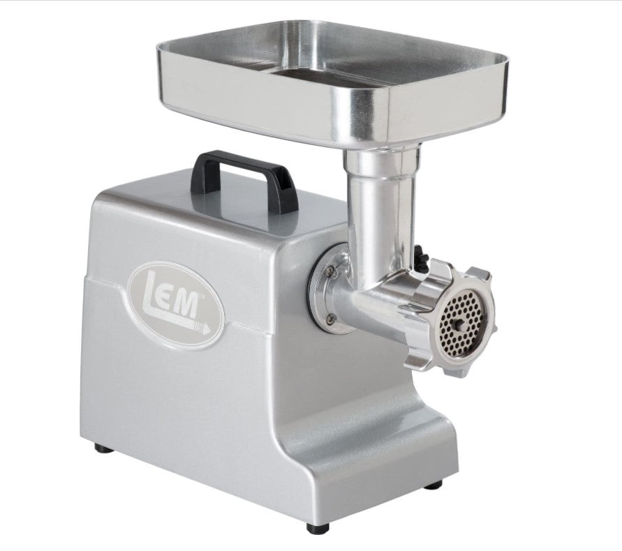 LEM #8 Mighty Bite Electric Meat Grinder For Counter Top Heavy Duty Aluminum