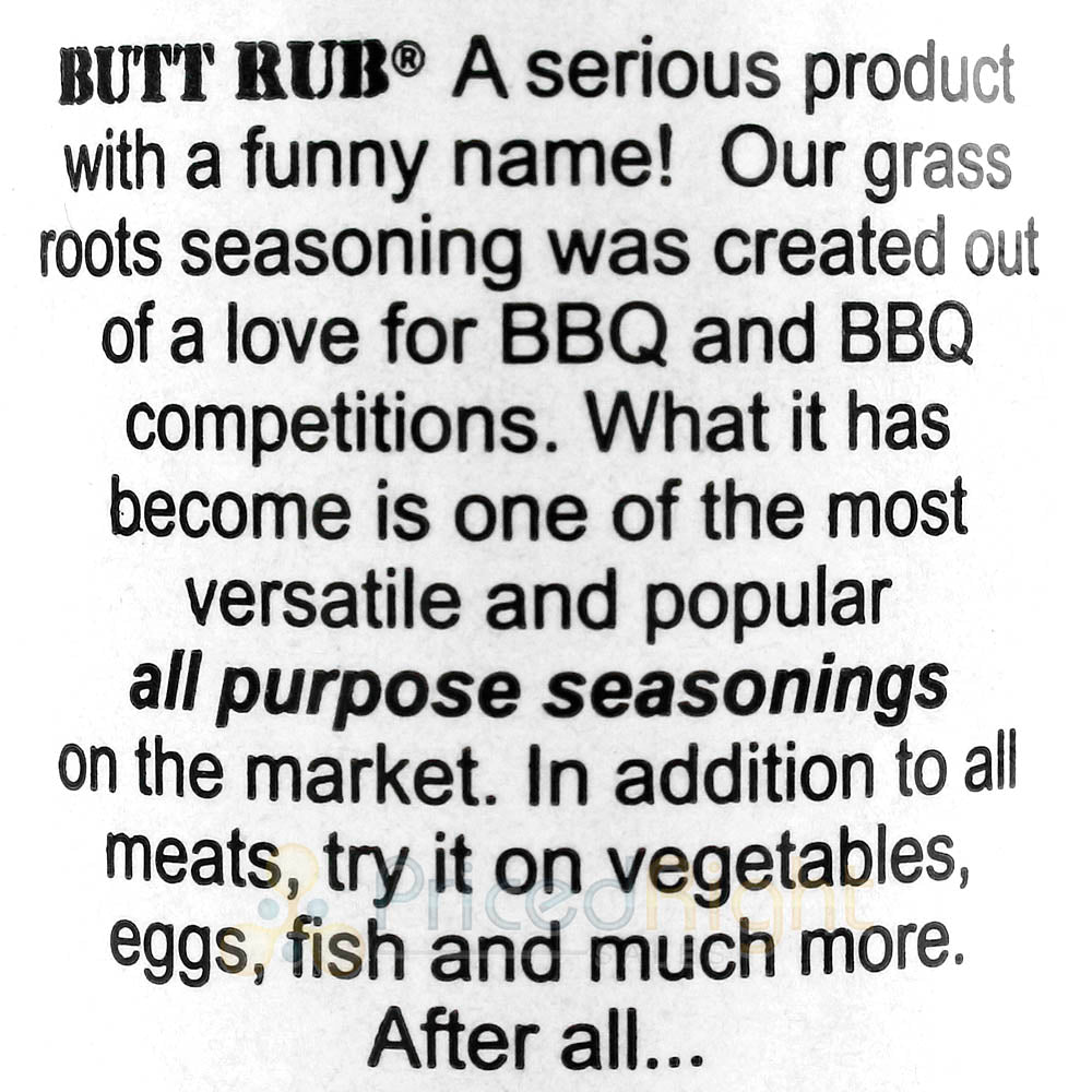 Bad Byrons 4.5 oz Butt Rub BBQ Blend Competition Rated All Purpose Seasoning