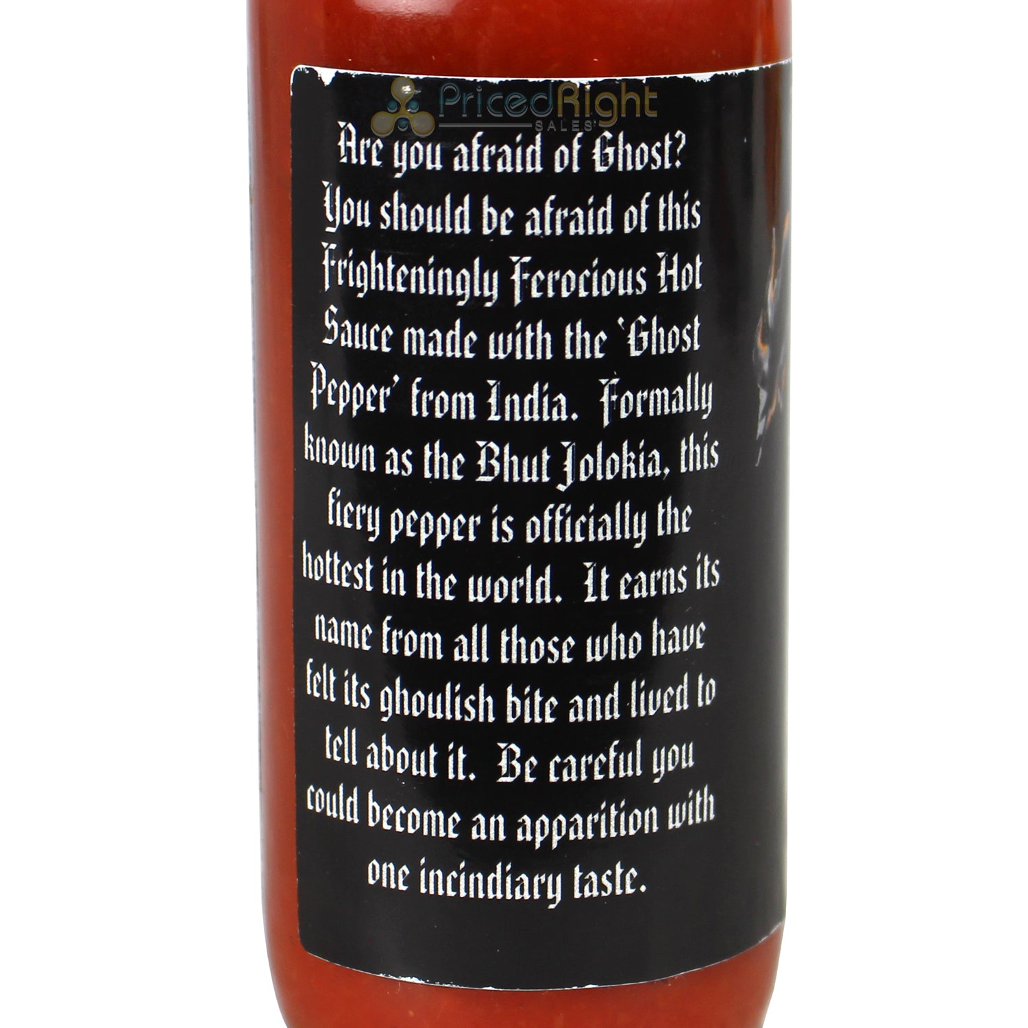 The Ghost Hot Sauce 5 Oz Bhut Jolokia Peppers 1449