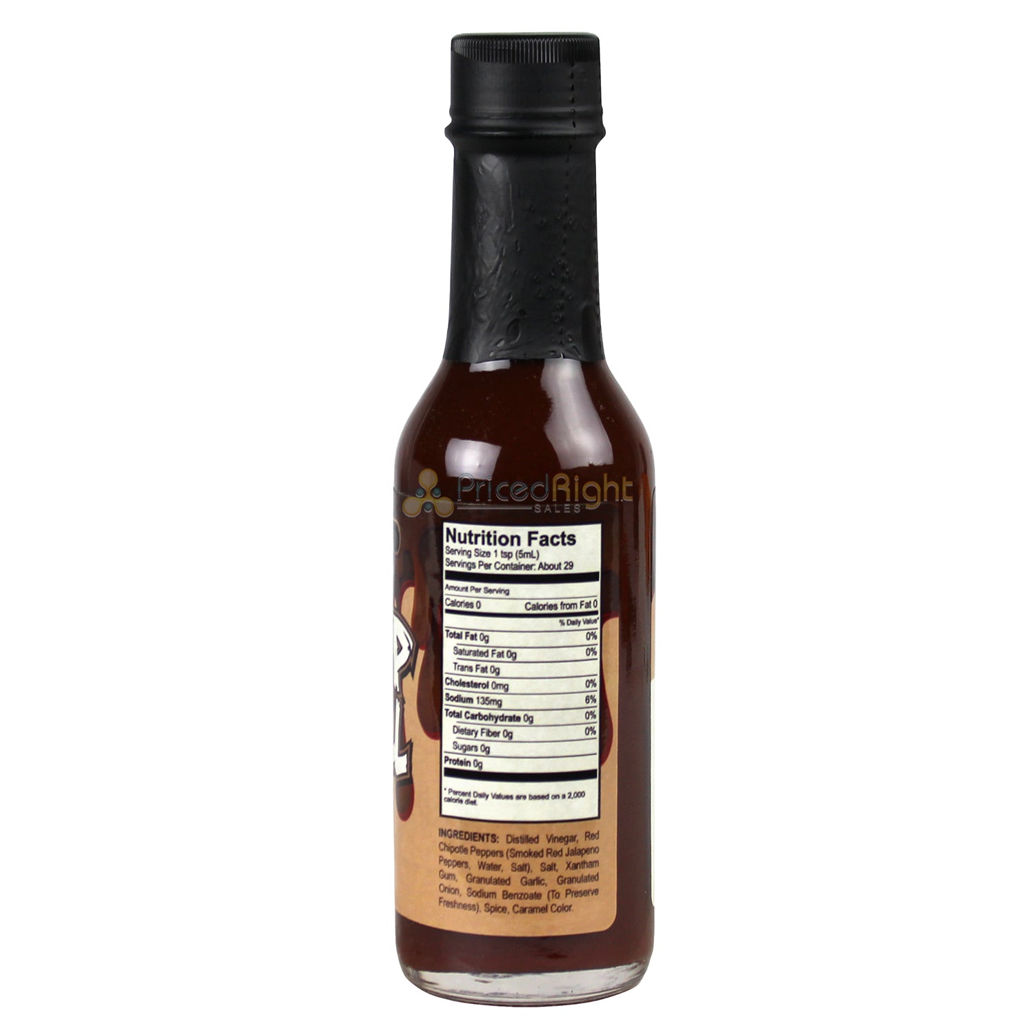 Cheap Thrill Chipotle Hot Sauce 5 Oz Medium Heat Smoky Flavor 1566C