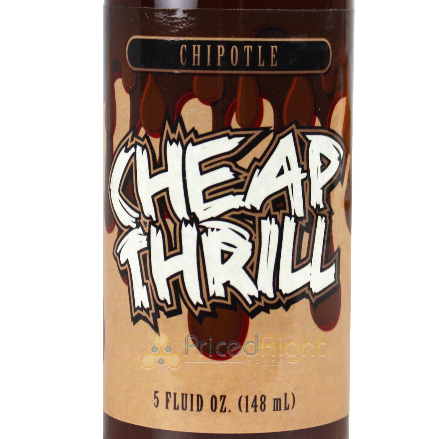 Cheap Thrill Chipotle Hot Sauce 5 Oz Medium Heat Smoky Flavor 1566C