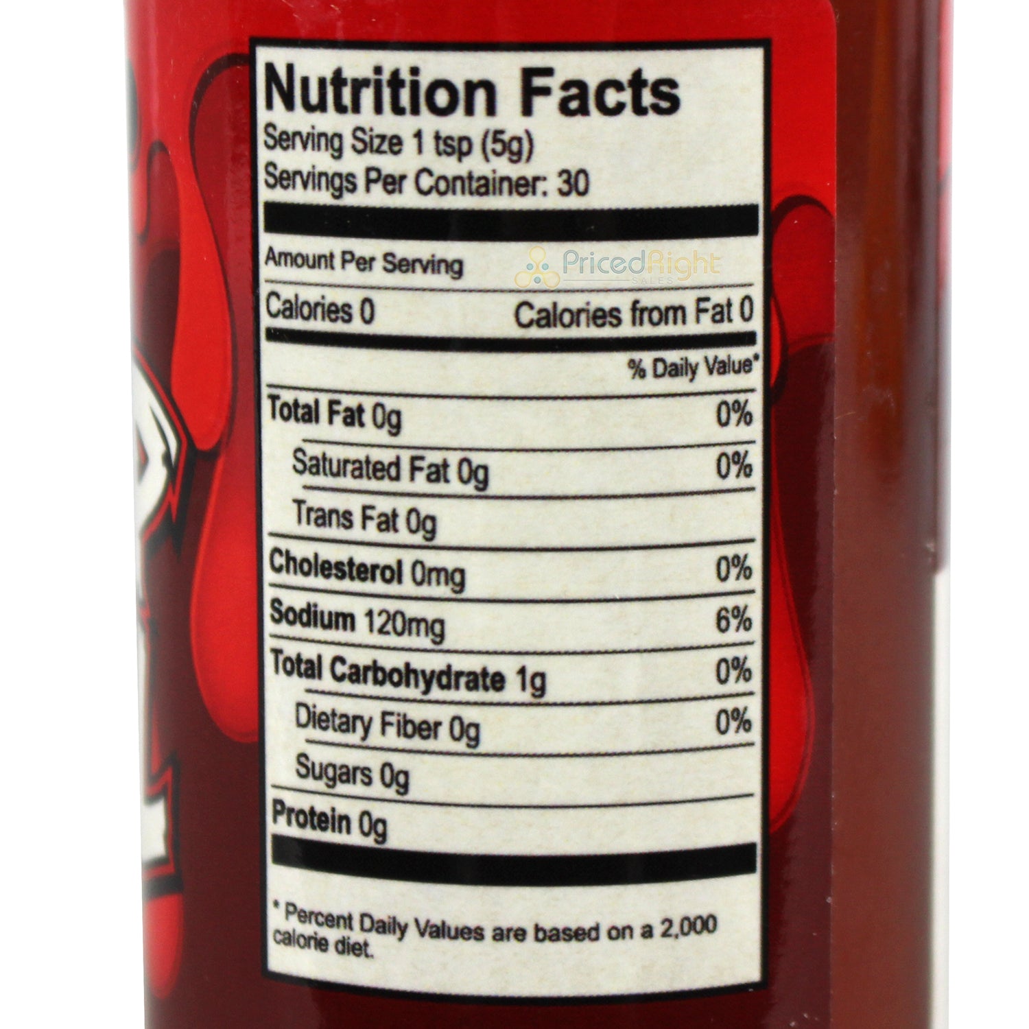 Cayenne Hot Sauce 5 Oz Aged Red Peppers Mild Heat Cheap Thrill Brand 1678C