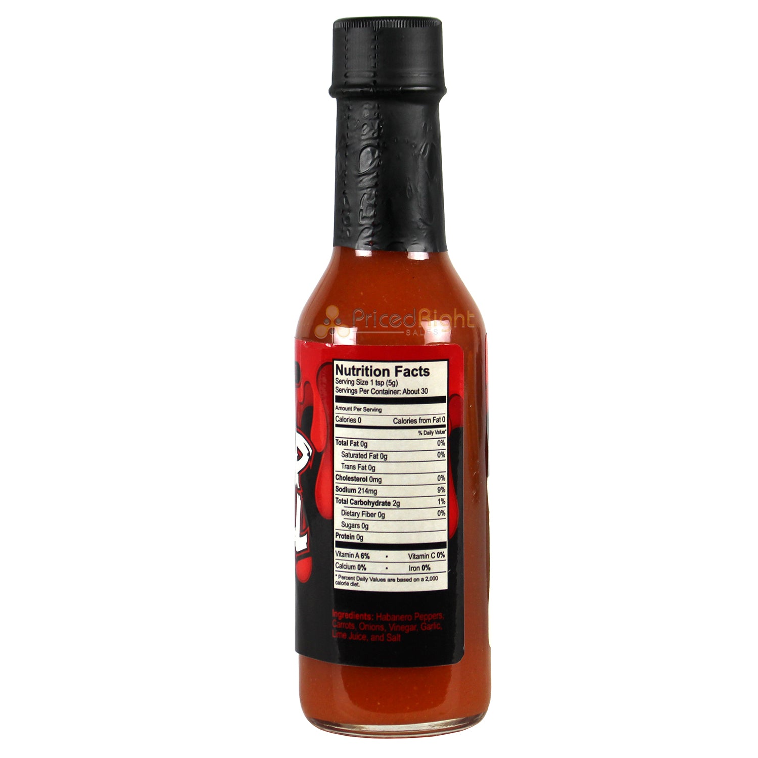 Habanero Hot Sauce 5 Oz High Heat Level Cheap Thrill