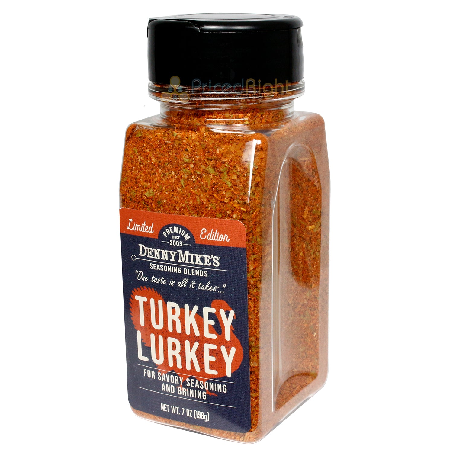Denny Mikes Limited Edition Turkey Lurkey Rub Gluten Free MSG Free Keto 7 Oz