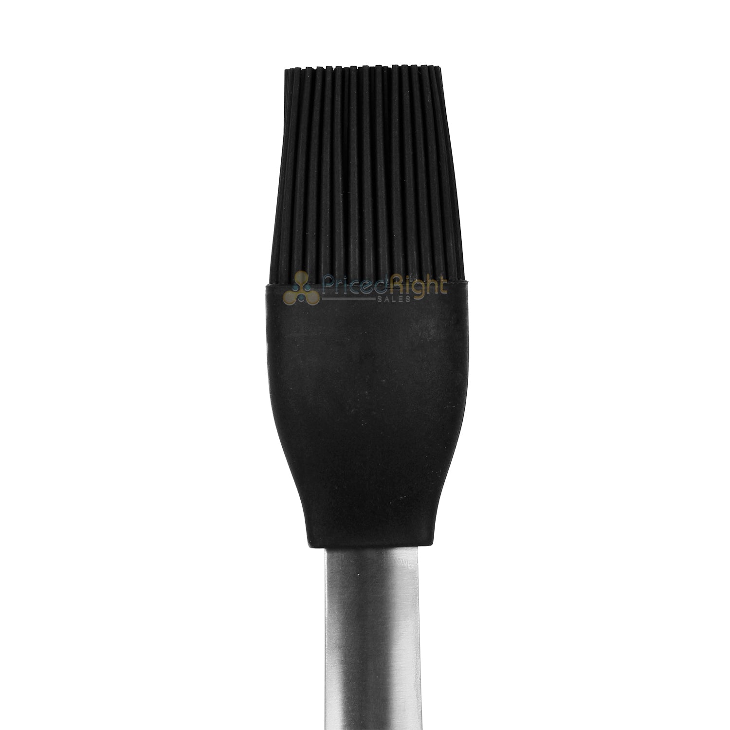 Mr Bar-B-Q Premium Basting Brush Silicone & Stainless Steel Rubber Grip 16 In