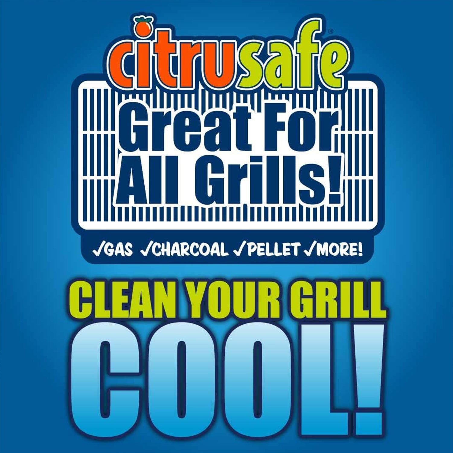 Citrusafe BBQ Grill Cleaning Spray Safe Easy Non-Toxic Biodegradable 23 Fl Oz