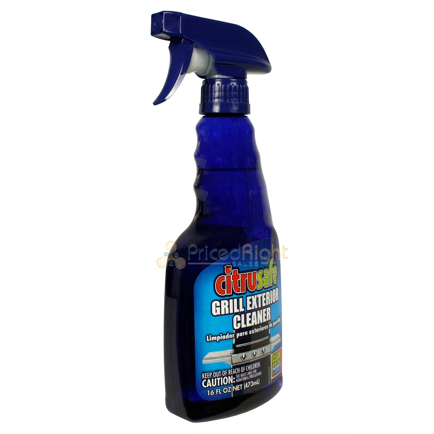 Citrusafe Exterior Grill Cleaning Spray Non-Toxic Safe Streak Free 16 Fl Oz