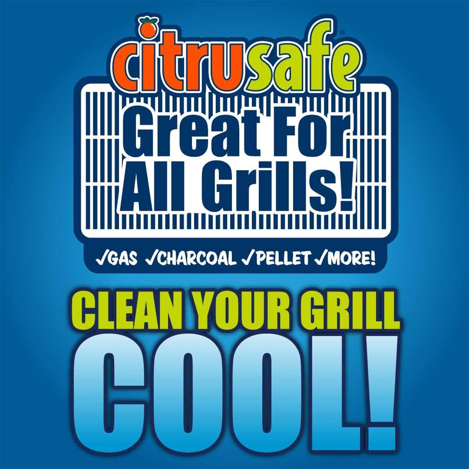 Citrusafe Exterior Grill Cleaning Spray Non-Toxic Safe Streak Free 16 Fl Oz