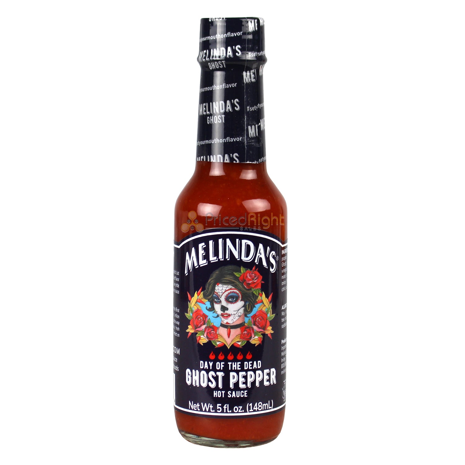 Melinda's La Muerta Hot Sauce Limited Edition Ghost Pepper Vegan Non GMO  3650