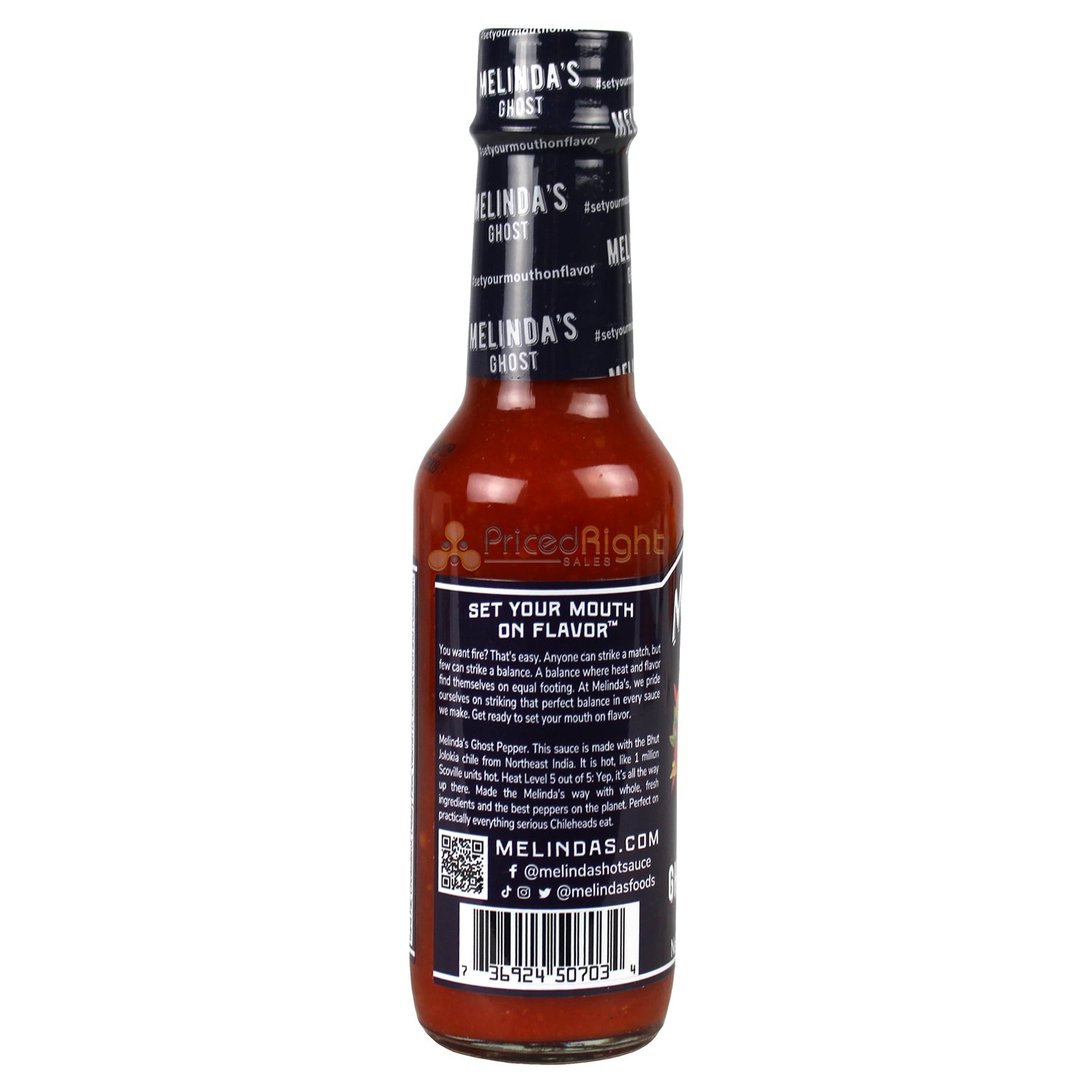 Melinda's La Muerta Hot Sauce Limited Edition Ghost Pepper Vegan Non GMO  3650