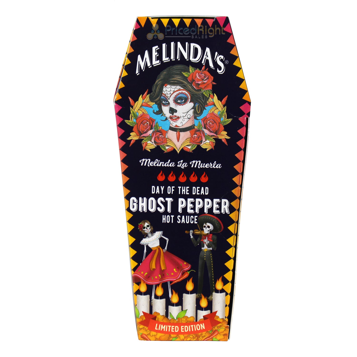 Melinda's La Muerta Hot Sauce Limited Edition Ghost Pepper Vegan Non GMO  3650
