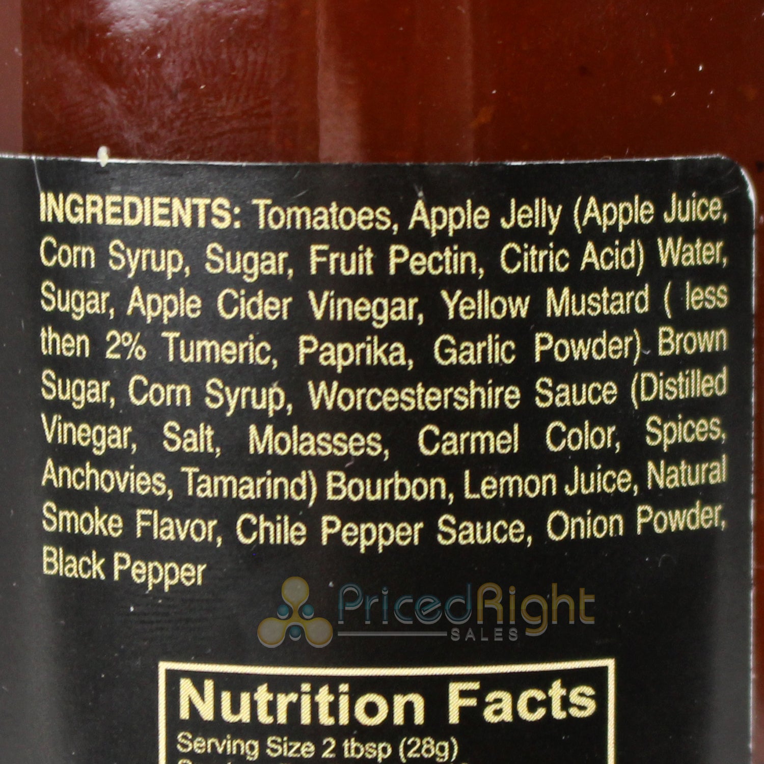 Ole Ray's Red Delicious Apple Bourbon Barbecue and Cooking Sauce 12 Oz 3762