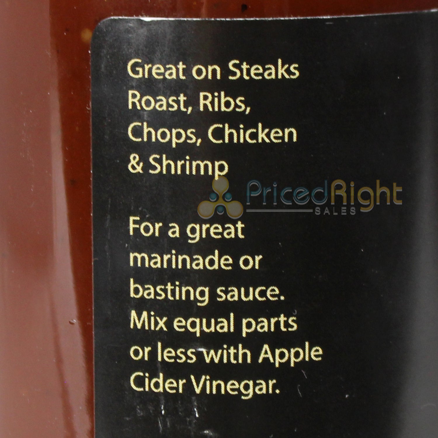 Ole Ray's Red Delicious Apple Bourbon Barbecue and Cooking Sauce 12 Oz 3762
