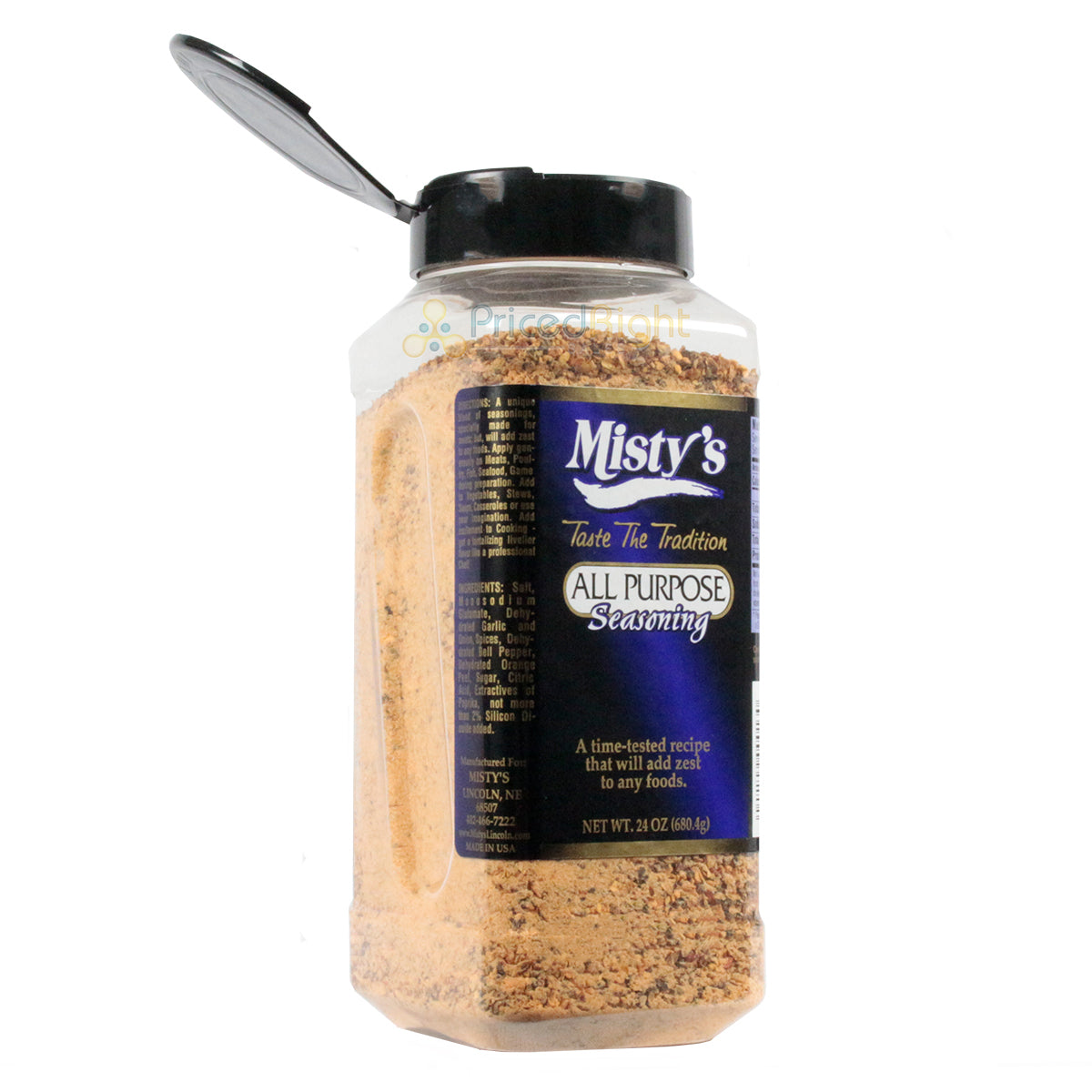 Misty's Steakhouse All Purpose Seasoning Made for Meat Gluten Free 24 Ounces