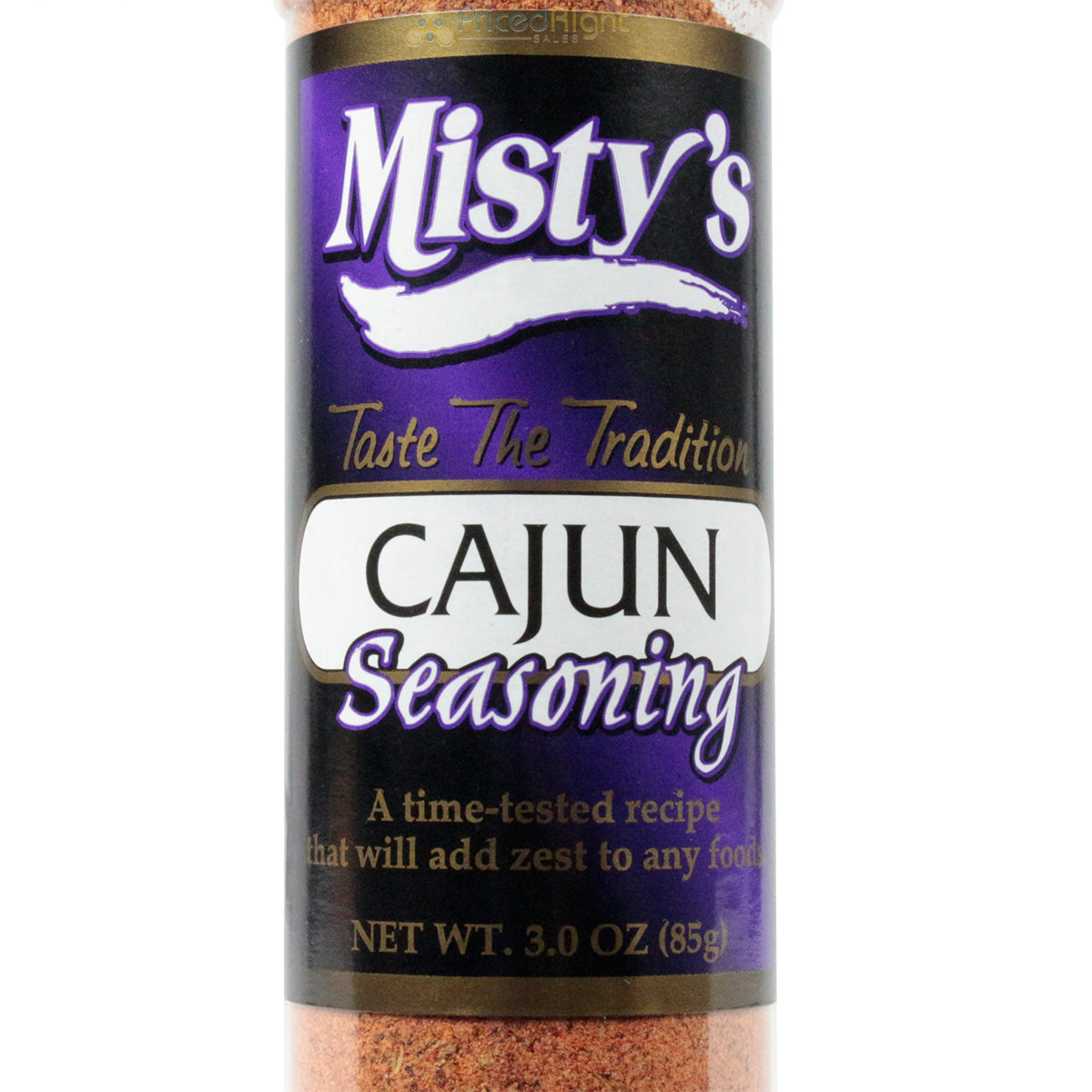 Misty's Steakhouse Cajun Seasoning  Gluten Free No MSG 3 Ounce Shaker Bottle