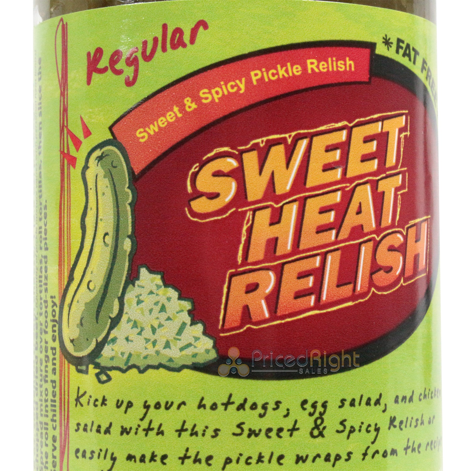 Sweet Heat Relish Sweet & Spicy Pickle Relish Fat-Free 12 oz Jar