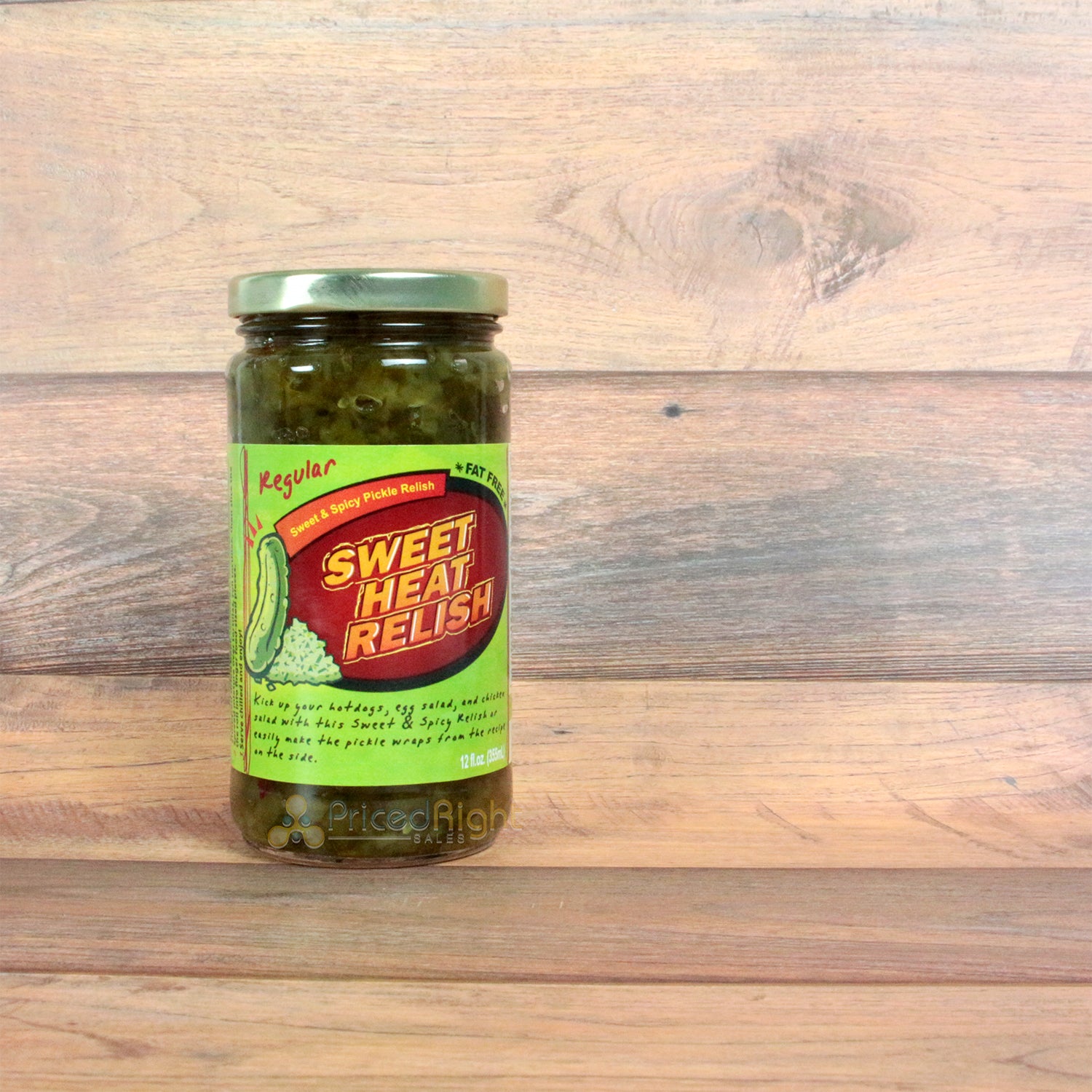 Sweet Heat Relish Sweet & Spicy Pickle Relish Fat-Free 12 oz Jar