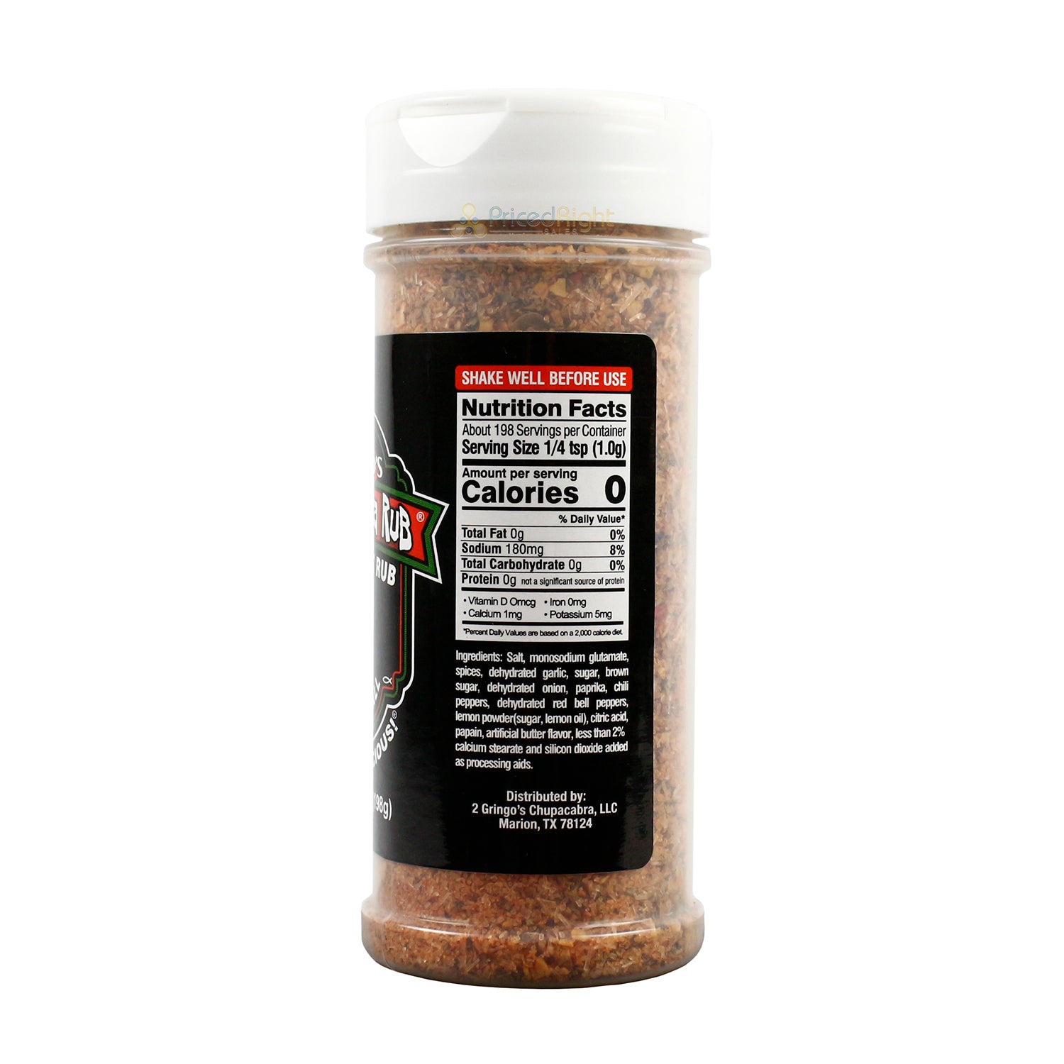 2 Gringos Chupacabra Original Fine Meat Rub All Purpose Seasoning Versatile 7 oz