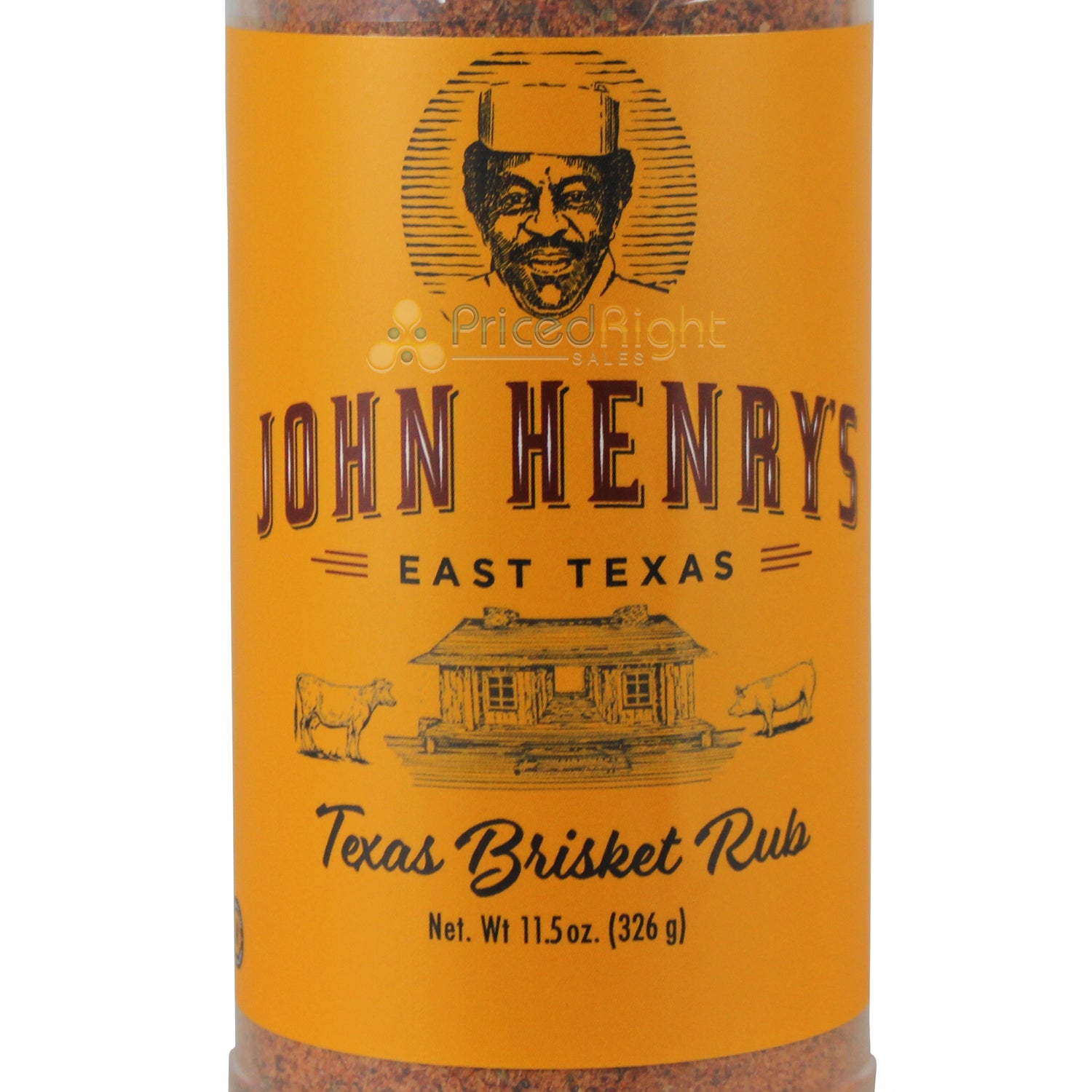 John Henry's Store Texas Brisket Rub Seasoning 11.5 Oz Bottle All Purpose 55094