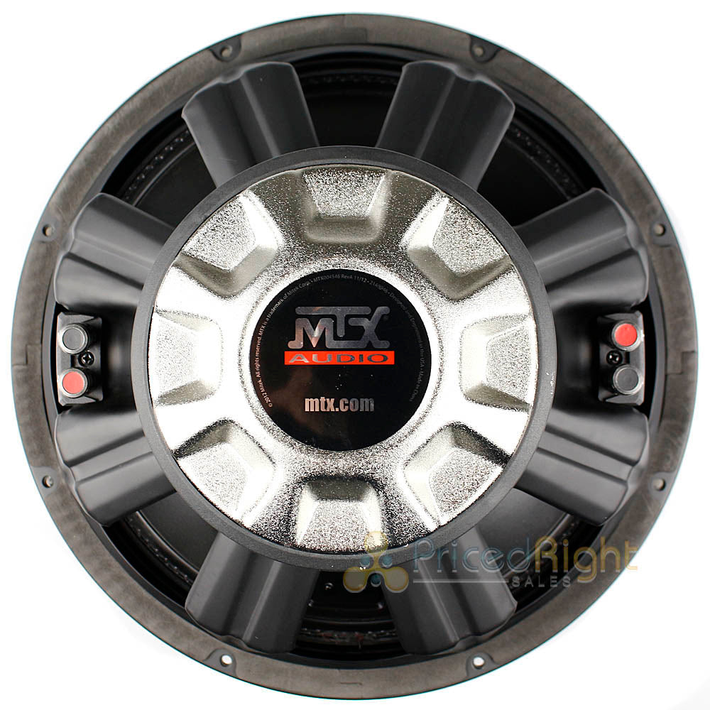 12" Subwoofer Dual 2 Ohm 800 Watts Max Power MTX Audio Thunder 55 Series 5512-22