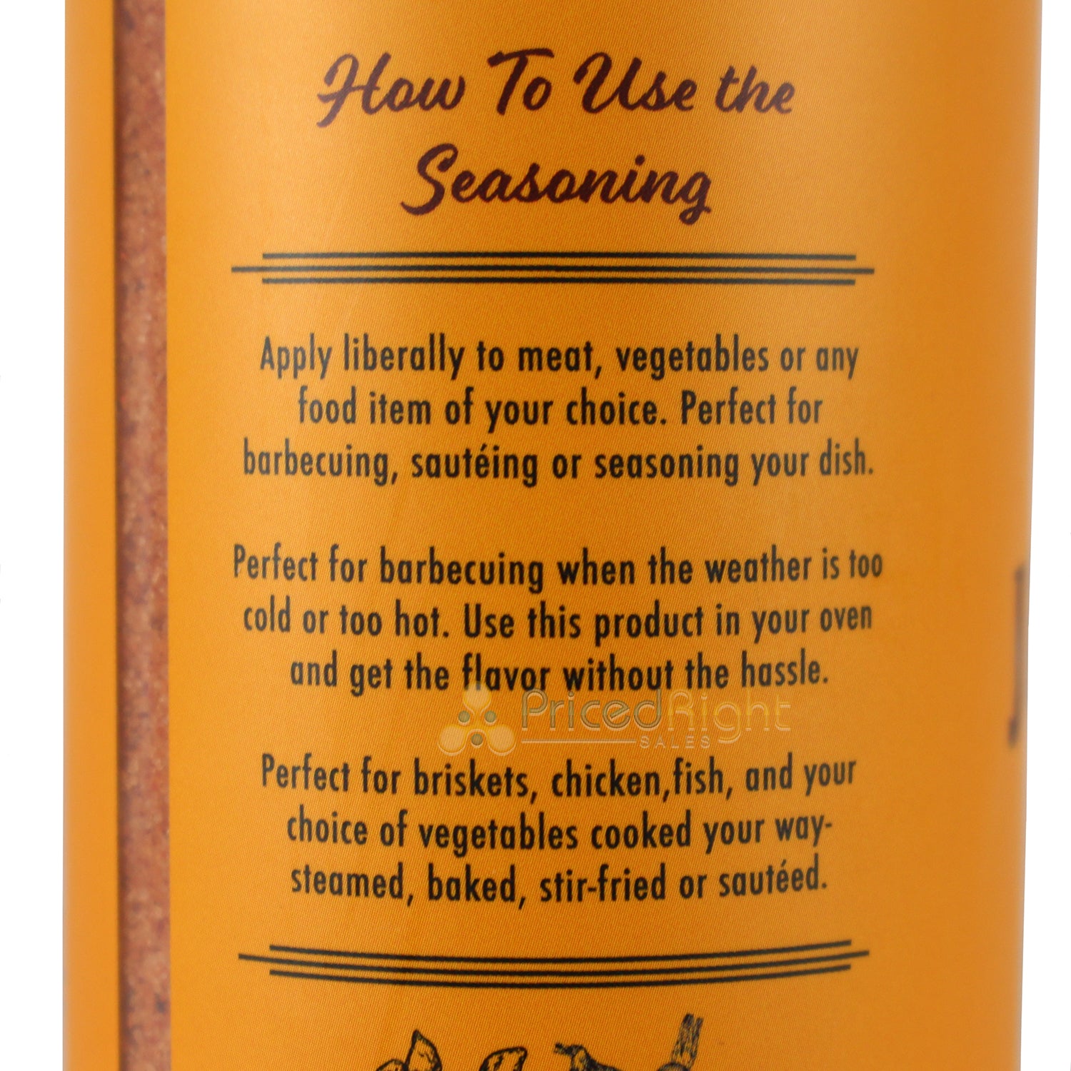 John Henry's Summer Peach Rub Seasoning Pork Salmon and Poultry 10.5 Oz Bottle