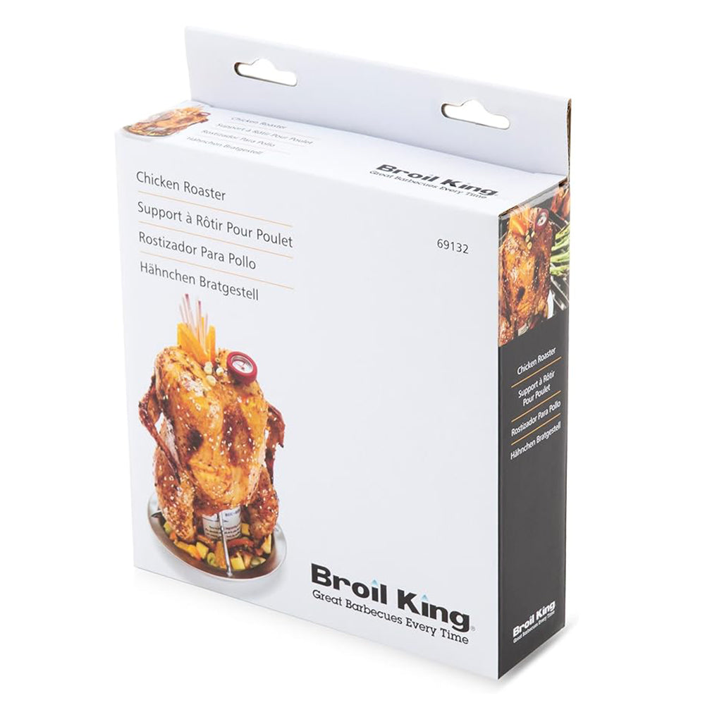 Broil King Chicken Roaster Stainless Steel w/ Thermometer 69132