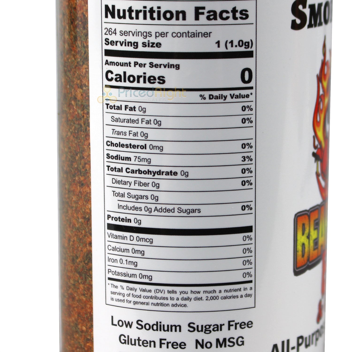 Bearded Hog BBQ Smoky Swine All Purpose Rub & Seasoning 9.3 Oz 694685184089