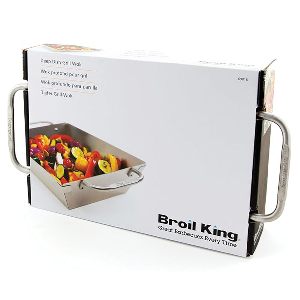 Broil King Imperial Wok Topper Stainless Steel 13" x 9.75" 69818