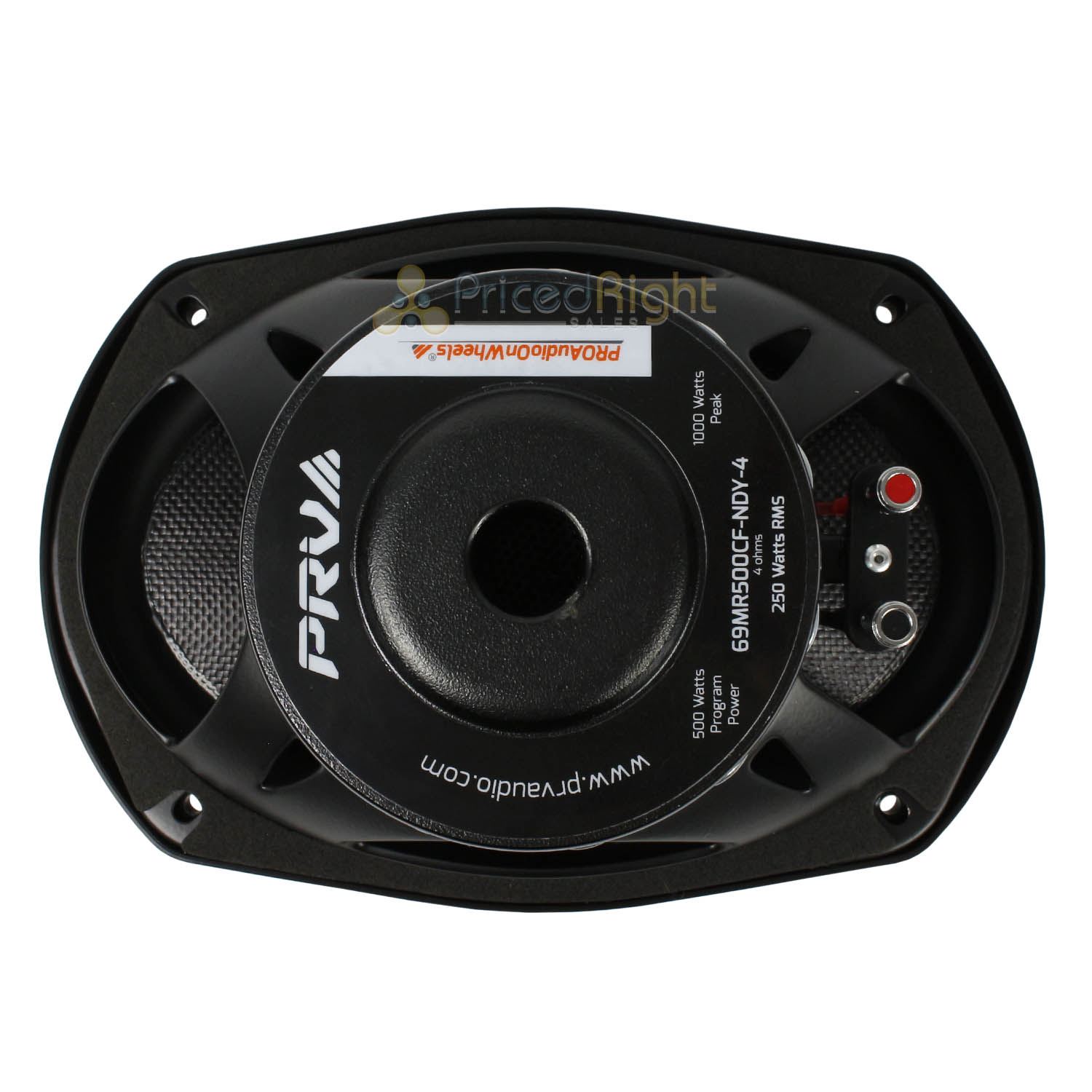 PRV Audio 6 x 9" Mid Range Loudspeakers Water Resistant Pair 69MR500CF-NDY-4