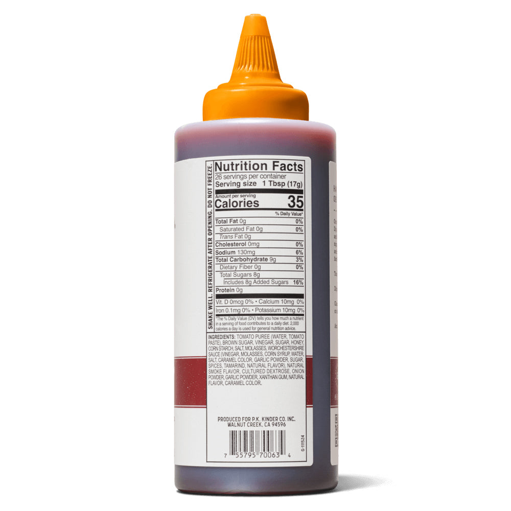 Kinders Sticky Honey BBQ Wing Sauce 15.8 Oz Gluten Free No HFCS 70063