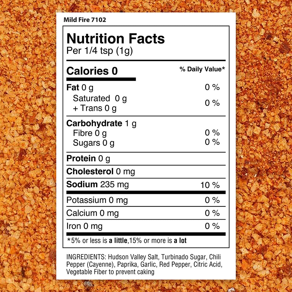 The Spice Lab Mild Fire 6.2 Oz Gluten Free Kosher All Natural 7102-PJ4-GRO