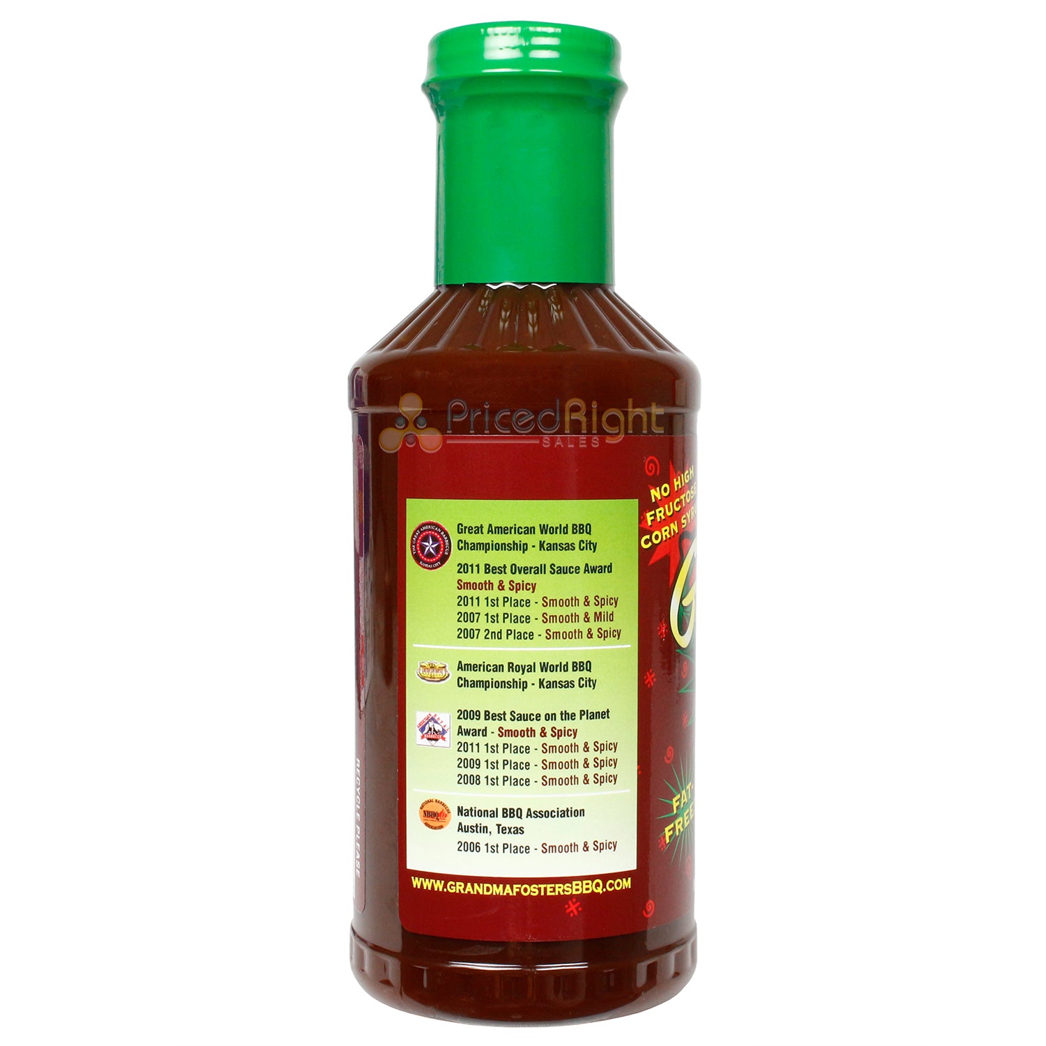 Grandma Foster's Homestyle Smooth and Mild Bar-B-Que Sauce Gluten Free 20.5 Oz